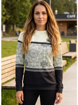 Hochwertiges Funktions-Sweatshirt für Damen ALTISPORT VOJ/ALW023MI01 WEIß