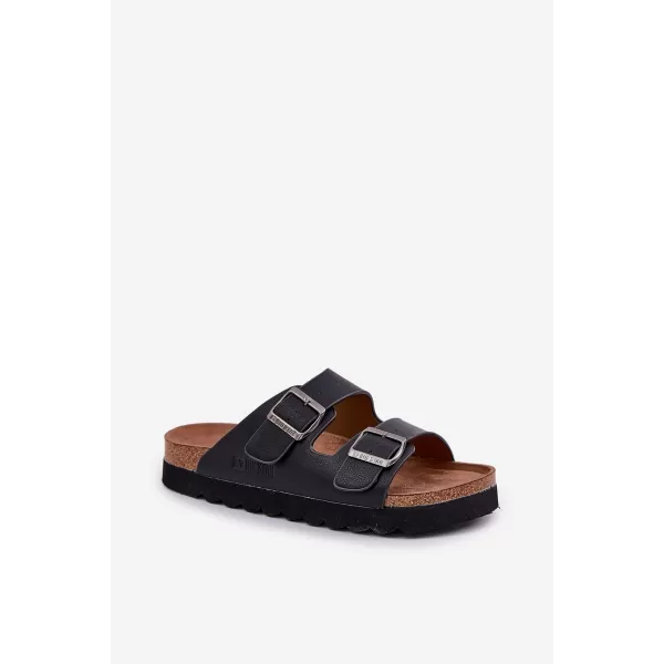  Herrenhausschuhe BIG STAR NN174531 SCHWARZ Big Star Shoes 