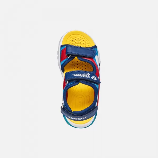  Sandalen für Jungen GEOX CIBERDRON J65MXC01454C4320 HELLBLAU 