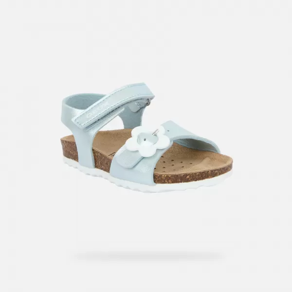  Sandalen für Mädchen GEOX CHALKI B552RD000NFC4070 TÜRKIS 