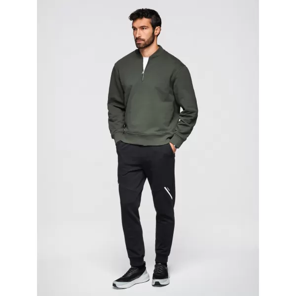  Herren-Jogginghose OMBRE OM-PASK-0280 SCHWARZ 