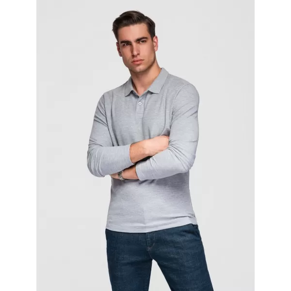  Herren-T-Shirt OMBRE OM-POBL-0162 GRAUE MELANGE 