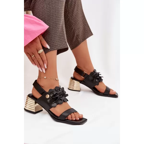  Damensandalen D&A CR61-3062 SCHWARZ 