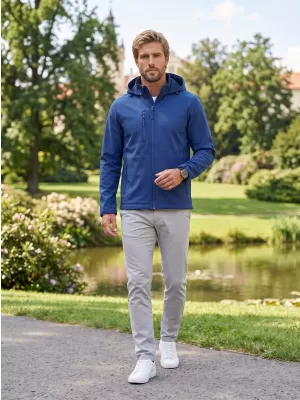 Herren-Softshelljacke ALTISPORT NoPrint NP/ALM845 KÖNIGSBLAU