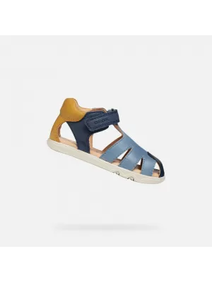 Sandalen für Jungen GEOX SANDAL STEPPIEUP B656PC000CLC0916 BLAU
