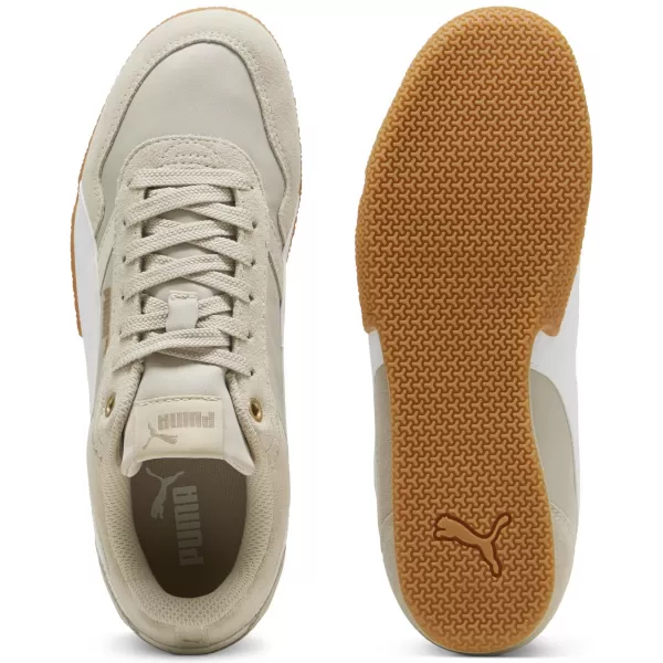  Damenschuhe PUMA BELLA DONNA NYLON 403554-05 DESERT DUST/ WÜSTENSTAUB/PUMA-WEIß/GOLD 