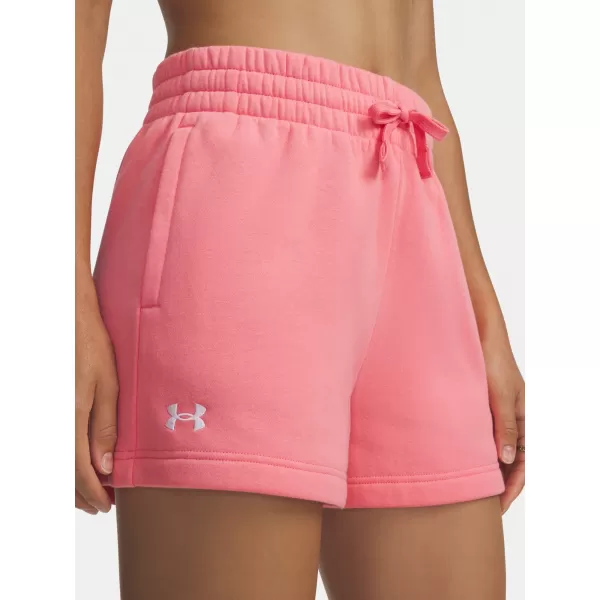  Damen-Shorts UNDER ARMOUR RIVAL FLEECE SHORT 1382723-600 ROSA 