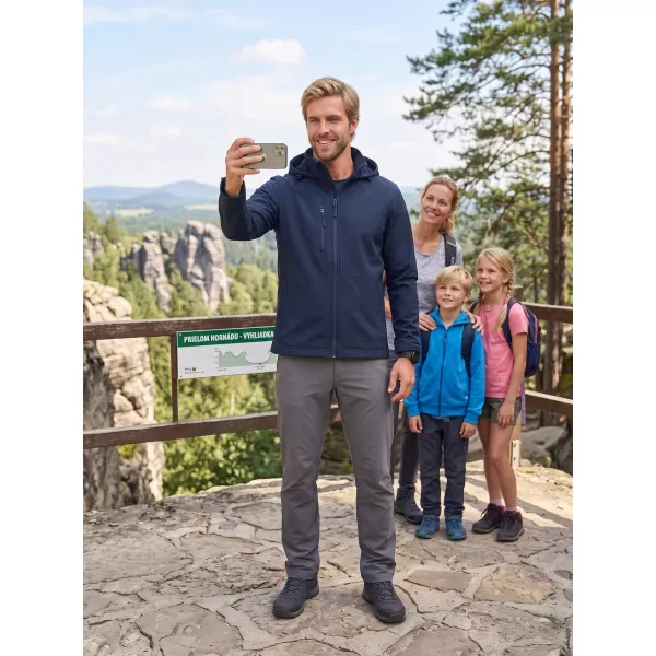  Herren-Softshelljacke ALTISPORT NoPrint NP/ALM845 MARINEBLAU 