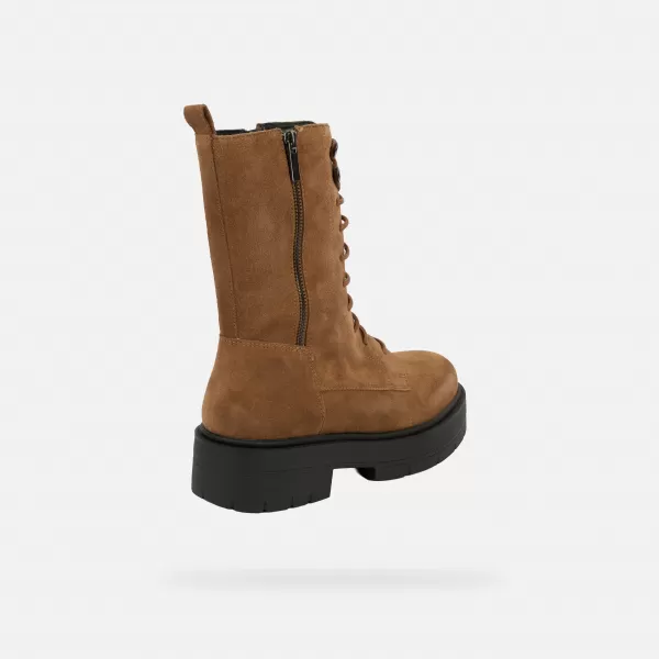  Damen-Stiefeletten GEOX SPHERICA EC7 G004252 BRAUN 