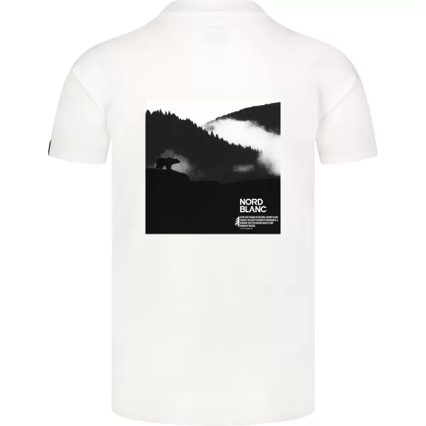  Herren-T-Shirt NORDBLANC NOTHINGNESS NBSMT8150 WEIß 