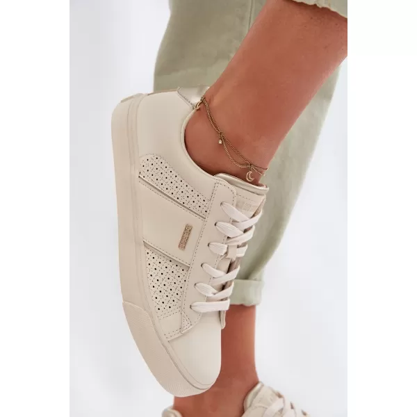  Damen-Sneaker BIG STAR TT274292 BEIGE Big Star Shoes 