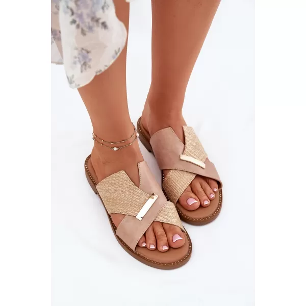  Damenhausschuhe VINCEZA 17385 BEIGE 
