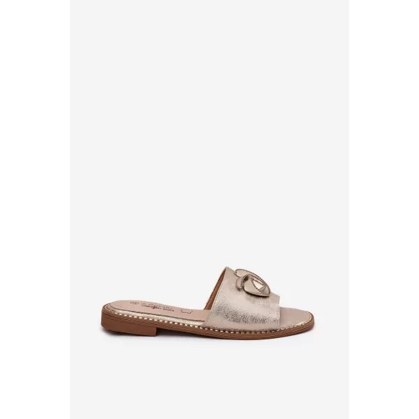  Damensandalen S.BARSKI KV51-007 HELLES GOLD 