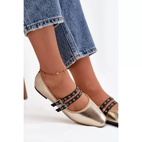  Ballerinas für Damen BOTO DELIORA 40483 GOLD 