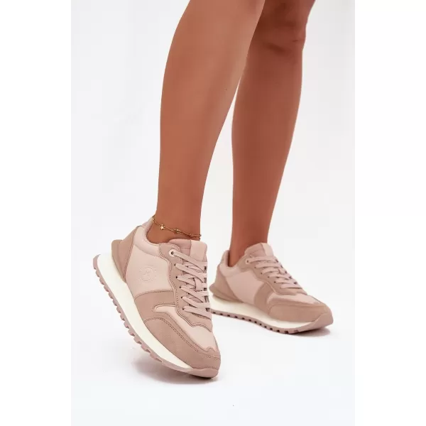  Damen-Sneaker BIG STAR OO274521 BEIGE Big Star Shoes 