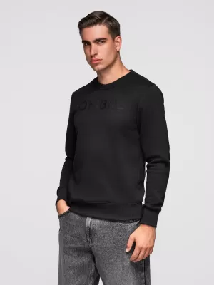 Herren-Sweatshirt OMBRE B1711 SCHWARZ
