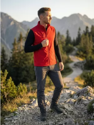 Herren-Softshellweste ALTISPORT NoPrint NP/ALM865 ROT