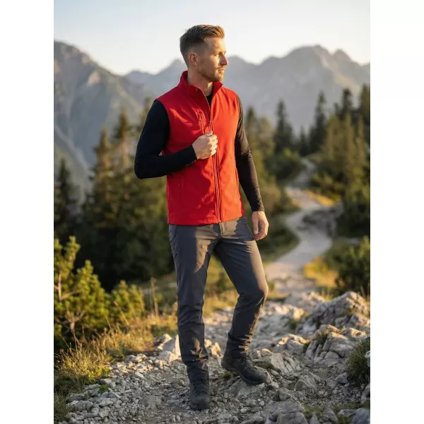  Herren-Softshellweste ALTISPORT NoPrint NP/ALM865 ROT 