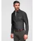 Herrenhemd OMBRE OM-SHDS-0210 SCHWARZ