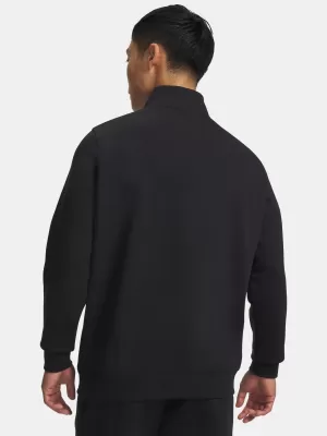 Herren-Sweatshirt UNDER ARMOUR ICON FLEECE 1/4 ZIP 6012710-001 SCHWARZ