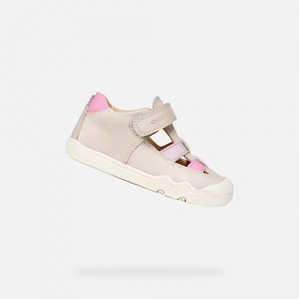 Mädchen-Sneaker GEOX STEPPIEUP B5563A000CLC0175 ROSA 