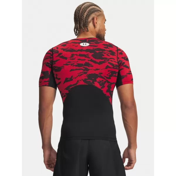  Herren-T-Shirt UNDER ARMOUR HG PRINTED SS 6009657-002 SCHWARZ 