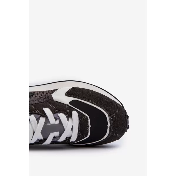  Herren-Sneaker BIG STAR NN174347 SCHWARZ Big Star Shoes 