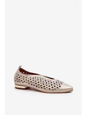 Ballerinas für Damen ZAZOO 2883 GOLD