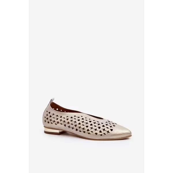  Ballerinas für Damen ZAZOO 2883 GOLD 