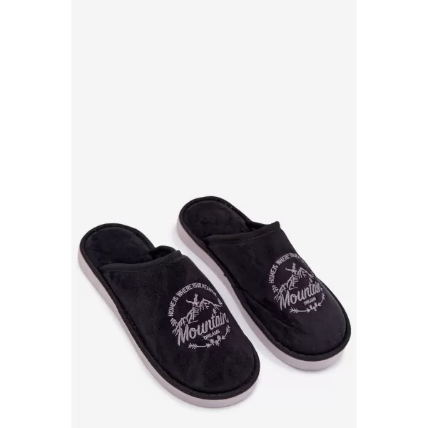  Herrenhausschuhe BOTO TIRANNE 40751 SCHWARZ 
