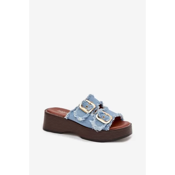  Damenhausschuhe BOTO RENELISSE 41325 HELLBLAU 