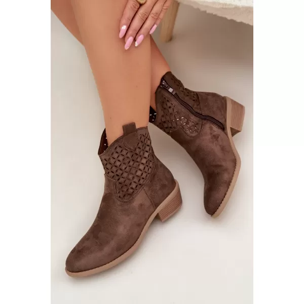  Damenschuhe mit Absatz BOTO BRIAVINE 41827 BRAUN 