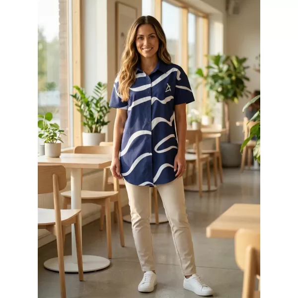  Premium-Shirt für Damen ALTISPORT VOJ/ALW088KOS01 DUNKELBLAU 
