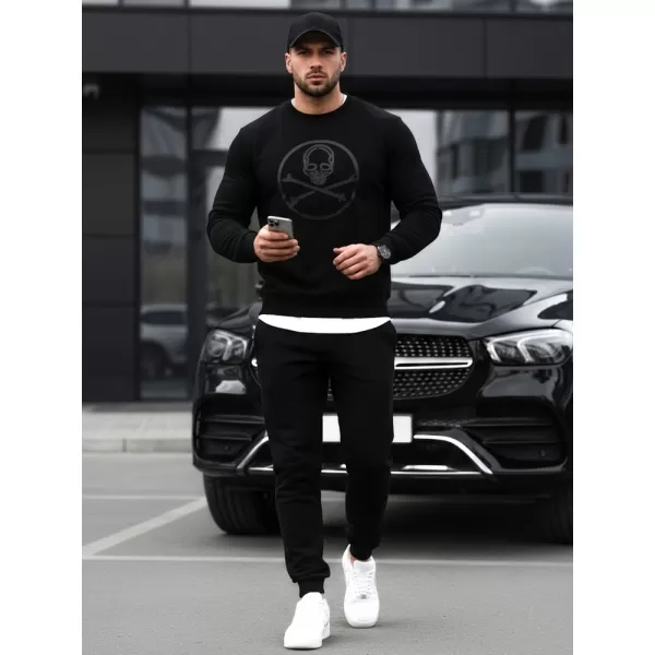  Herren-Sweatshirt DSTREET BX5948 SCHWARZ 