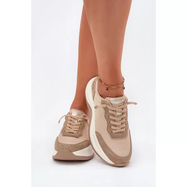  Damen-Sneaker BIG STAR RR274A345 BEIGE Big Star Shoes 