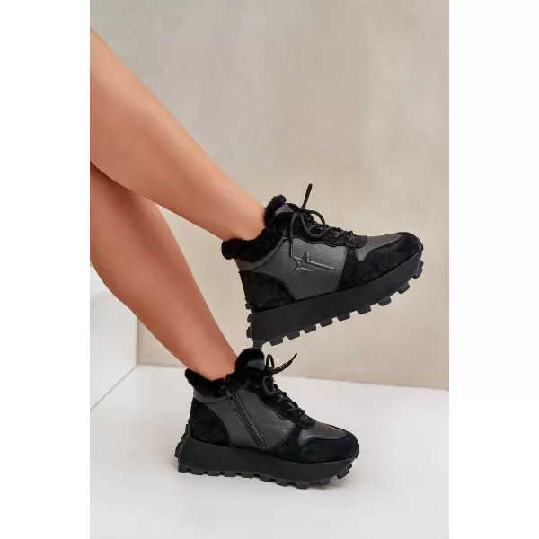  Damenschuhe BIG STAR OO274A329 SCHWARZ Big Star Shoes 