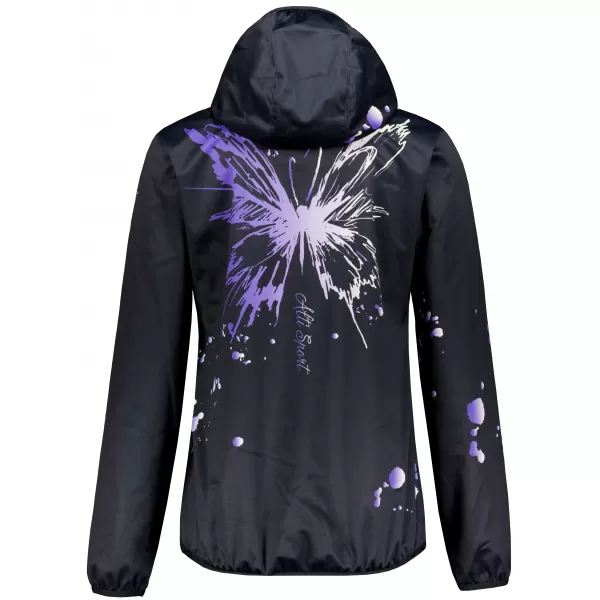  Premium-Softshelljacke für Damen ALTISPORT VOJ/ALW077JACK01 SCHWARZ/LILA 