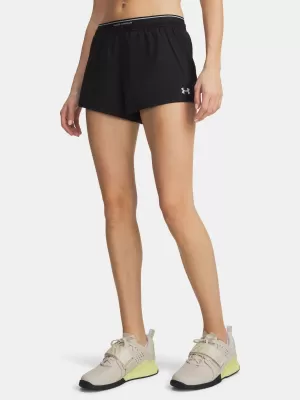 Damen-Shorts UNDER ARMOUR VANISH WOVEN 3IN SHORTS 6009965-008 SCHWARZ