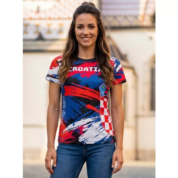  Premium-T-Shirt für Damen ALTISPORT VOJ/ALW036HR/TR01 STREIFEN 