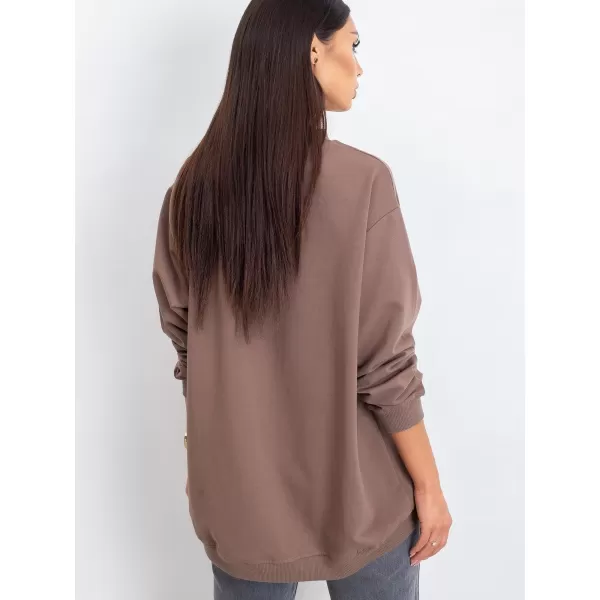  Damen-Sweatshirt BASIC FEEL GOOD RV-BL-5185.92P BRAUN 