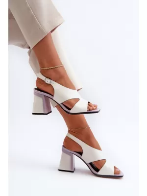 Damensandalen D&A MR38-153 WEIß