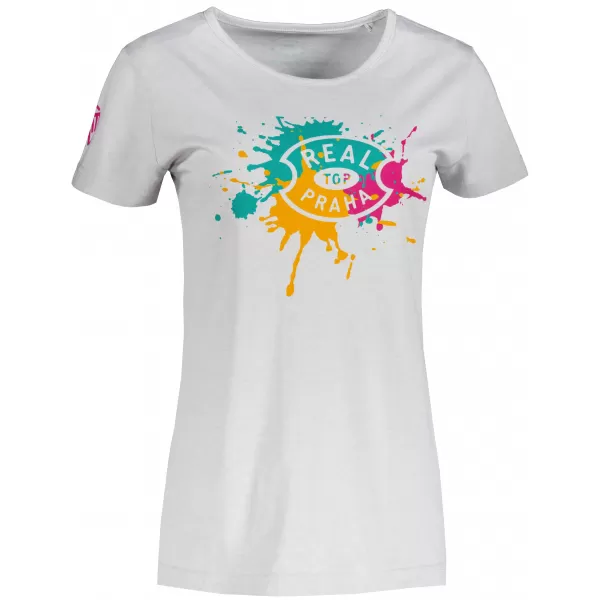  Damen-T-Shirt SAM 73 PROKREPU 009 ŠEDÝ MELÍR GRAUE HIGHLIGHTS 
