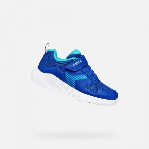  Turnschuhe für Jungen GEOX SPRINTYE J55GBA0BC14C4255 BLAU 