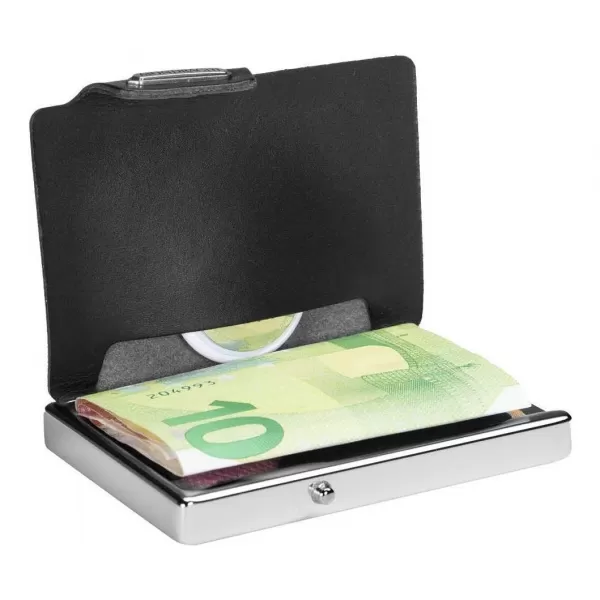  Geldbörse MONDRAGHI Silhouette Edelweiss SCHWARZ 