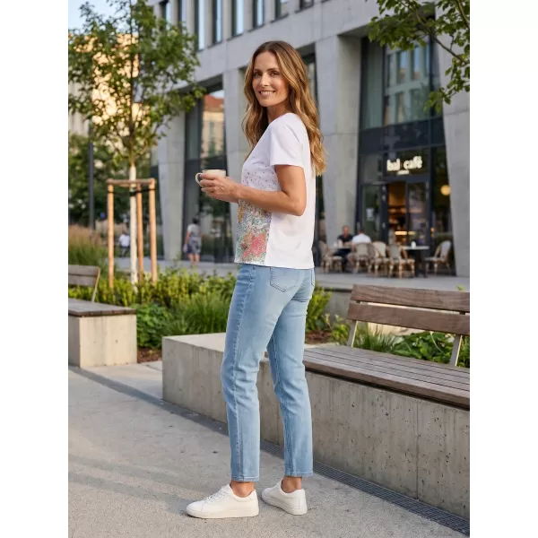  Damen-T-Shirt ALTISPORT HELINA WEIß 
