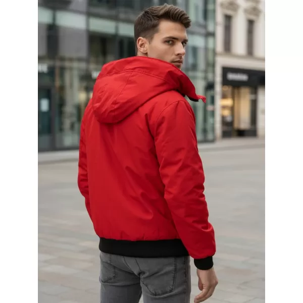  Herrenjacke DSTREET TX4983 ROT 