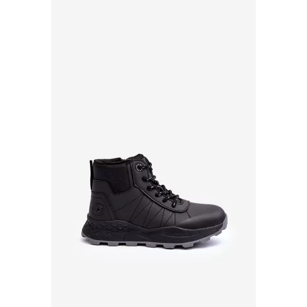  Kinder-Winterschuhe BIG STAR MM374203 SCHWARZ Big Star Shoes 