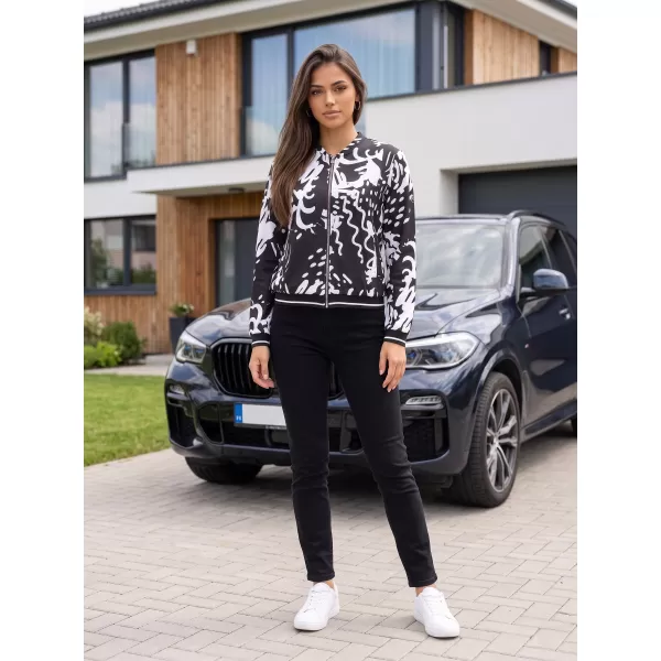  Damenjacke ALTISPORT HADARIT SCHWARZ/WEIß 