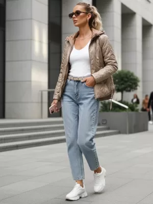 Damenjacke DSTREET TY5633 KARAMELL