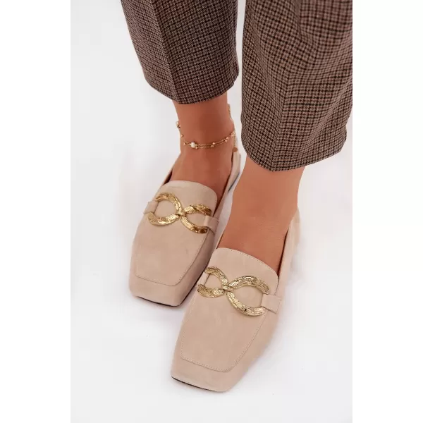  Damenmokassins D&A CR61-3115 BEIGE 